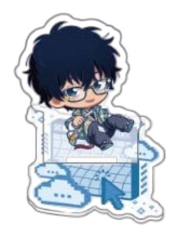 势羽夏生-animo快闪涂鸦风多插立牌