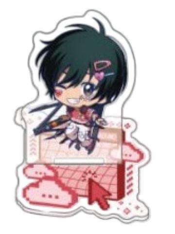 南云与市-animo快闪涂鸦风多插立牌