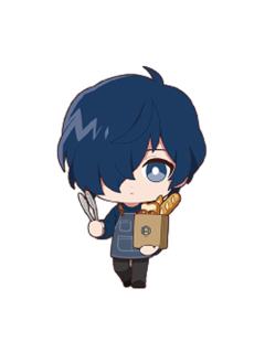 结城理-P3R Baker联动cafe贴纸