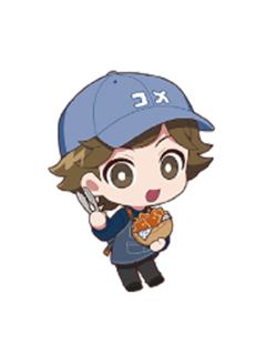 天田乾-P3R Baker联动cafe贴纸