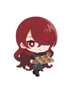 桐条美鹤-P3R Baker联动cafe贴纸