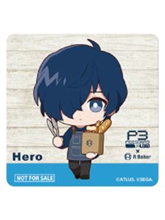 结城理-P3R Baker联动cafe特典杯垫