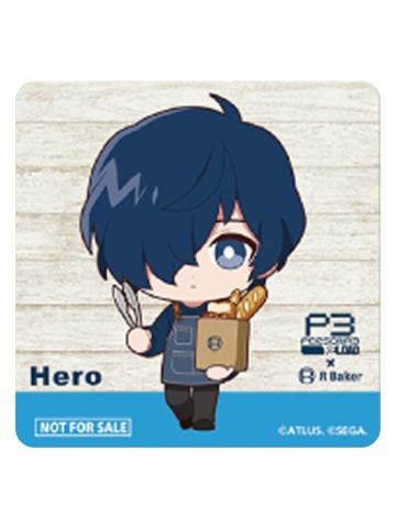 结城理-P3R Baker联动cafe特典杯垫