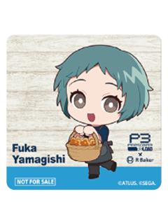 山岸风花-P3R Baker联动cafe特典杯垫