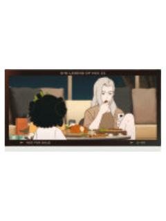 罗小黑&鹿野(主食纸立牌)-2025潮玩星球联动随餐纸立牌