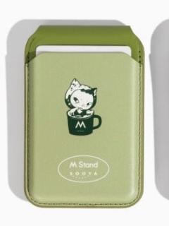 有咖为Ban磁吸卡包-绿色