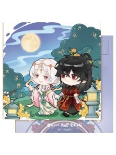 李火旺&白灵淼(满赠明信片)-秋夜共明系列徽章
