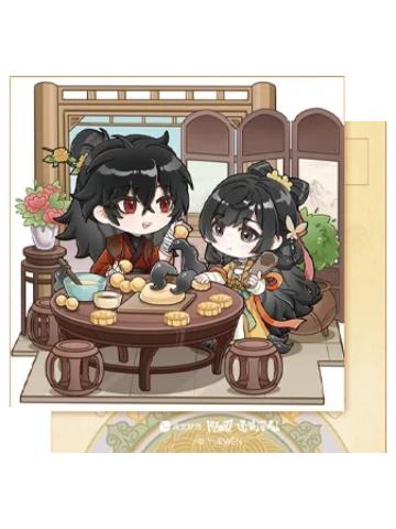 李火旺&李岁(满赠明信片)-秋夜共明系列徽章