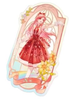 暖暖镭射烫金透卡