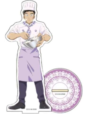 芹泽克也-灵幻新隆生日cafe立牌