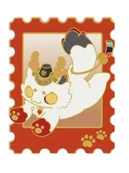 铃鹿御前-卷织千忆系列猫咪金属冰箱贴