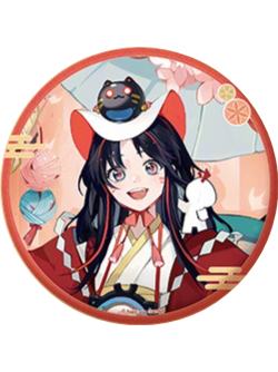 缘结神-卷织千忆系列马口铁徽章