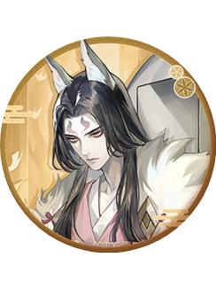 烬天玉藻前-卷织千忆系列马口铁徽章