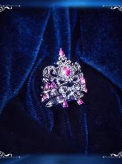 水澈冠戒指（女款）-默水玲珑系列戒指