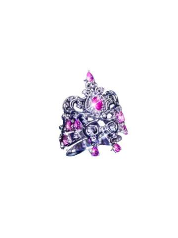 水澈冠戒指（女款）-默水玲珑系列戒指