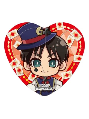 艾伦·耶格尔-公主咖啡联动扑克牌系列满赠心形吧唧