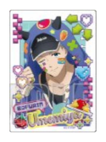 梅宫一-agf派克大衣亚克力卡