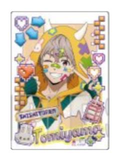 兔耳山丁子-agf派克大衣亚克力卡