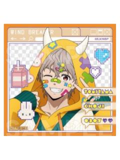 兔耳山丁子-agf派克大衣特典贴纸