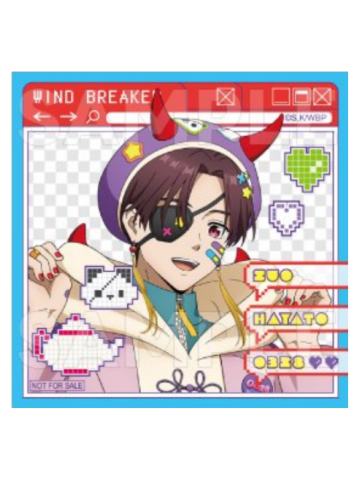 苏枋隼飞-agf派克大衣特典贴纸