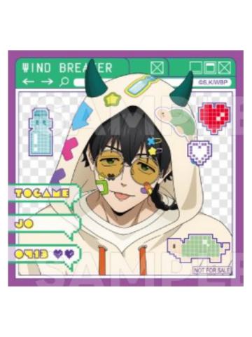 十龟条-agf派克大衣特典贴纸