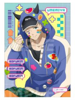 梅宫一-agf派克大衣agf派克大衣明信片