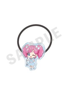 天羽圆香-波点连衣裙亚克力发圈