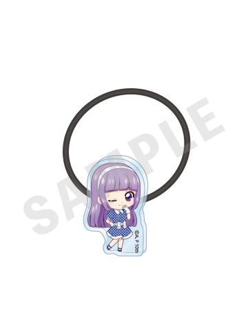 冰上堇-波点连衣裙亚克力发圈