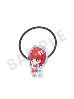 红林珠璃-波点连衣裙亚克力发圈