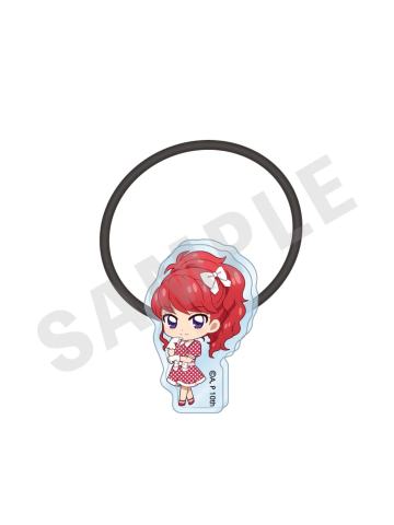 红林珠璃-波点连衣裙亚克力发圈