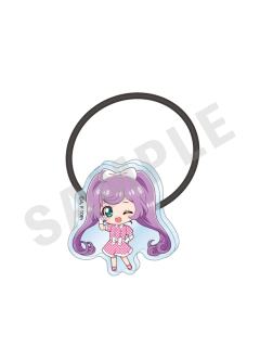 真中啦啦-波点连衣裙亚克力发圈