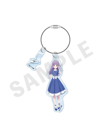 冰上堇-波点连衣裙钥匙扣