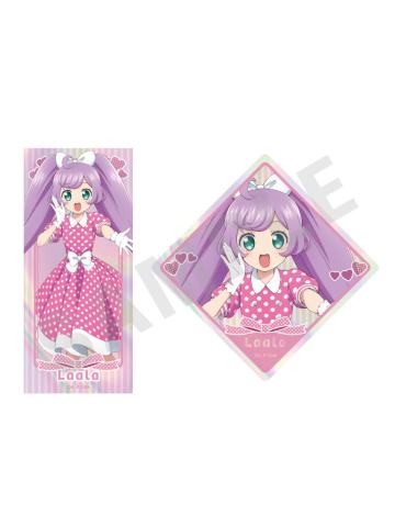 真中啦啦-波点连衣裙极光贴纸套装