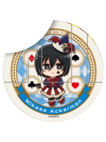 三笠·阿克曼-公主咖啡联动扑克牌系列杯垫