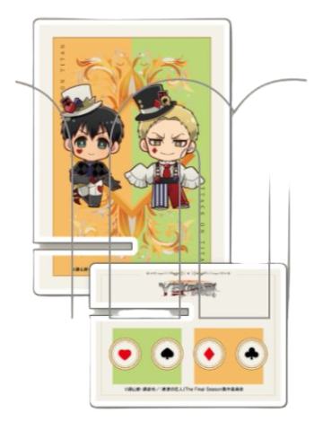 贝特霍尔德·胡佛&莱纳·布朗-公主咖啡联动扑克牌系列亚克力支架