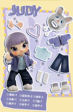 疯狂动物城2系列1/12可动人偶-资料图