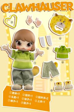 疯狂动物城2系列1/12可动人偶-资料图