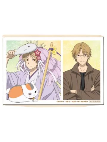 夏目贵志&猫咪老师&名取周一特典插画卡-月分祭系列周边