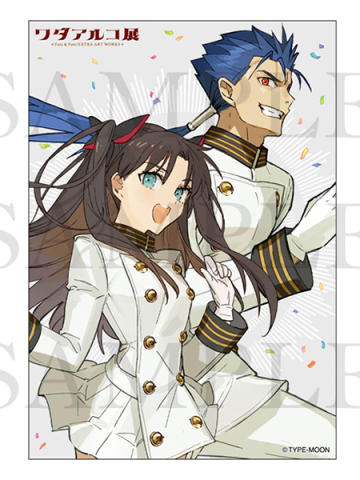 远坂凛&库·丘林-wada展明信片