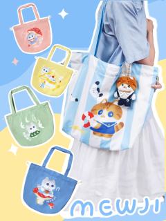 印花通勤包环保袋