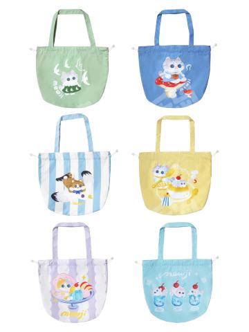 印花通勤包环保袋