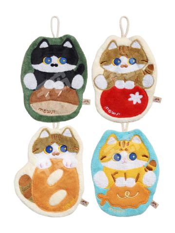 原创猫咪可爱擦手巾系列2