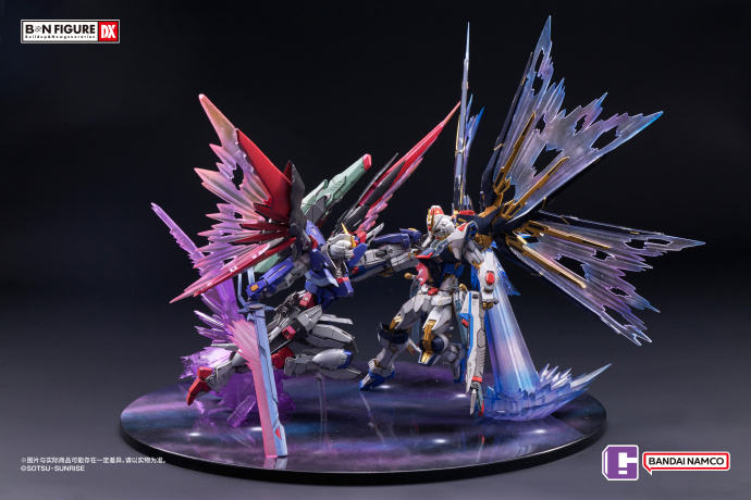 BN FIGURE DX 机动战士高达 vol.3 STRIKE FREEDOM GUNDAM VS DESTINY GUNDAM