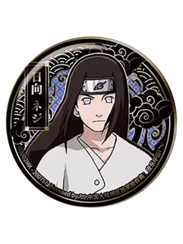 日向宁次-疾风传雕金徽章