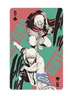 坂田银时&泥水次郎长(梅花9)-银魂展原画扑克