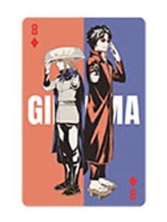 坂本辰马&陆奥(方块8)-银魂展原画扑克