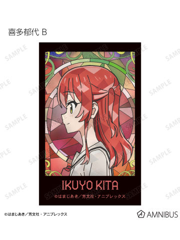 喜多郁代B(拍立得风插画卡)-Aure Glass ver.