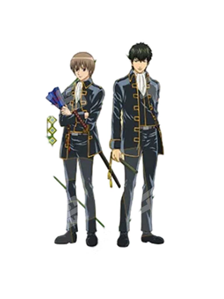 銀魂 紙類 ばら売り可 銀魂 纸类周边 合售 可拆售 土方十四郎&冲田总悟-认真展第三弹单张人物贴纸| 认真展第三弹单