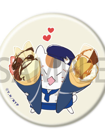 猫咪老师-可丽饼系列吧唧