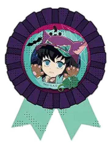 时透无一郎-2025万圣节胸花风徽章